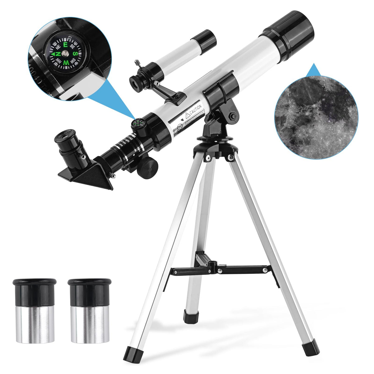 Telescope for Kids & Beginners 40mm Aperture 400mm AZ Mount