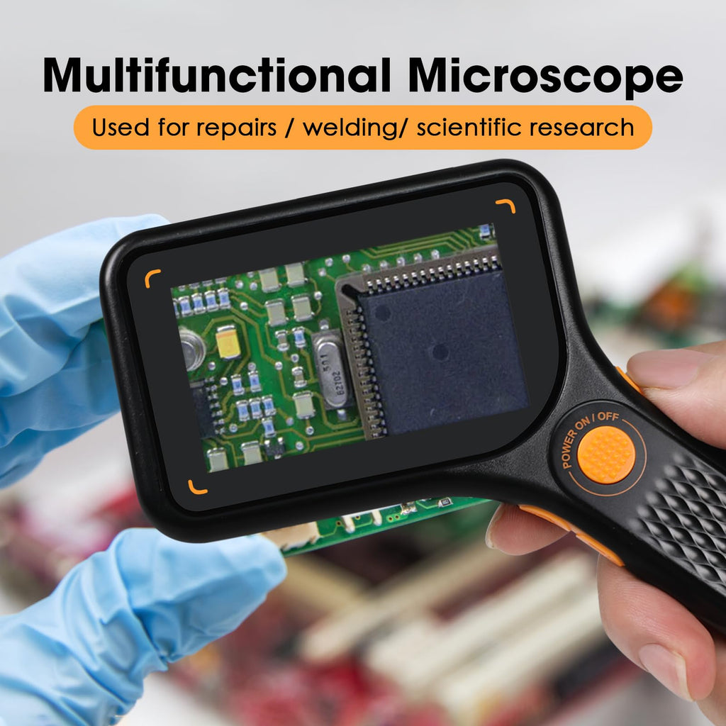 Digital Microscope Handheld 500X with 3.0" IPS Screen, Autofocus, 8GB TF Card, Portable (additional view 5)