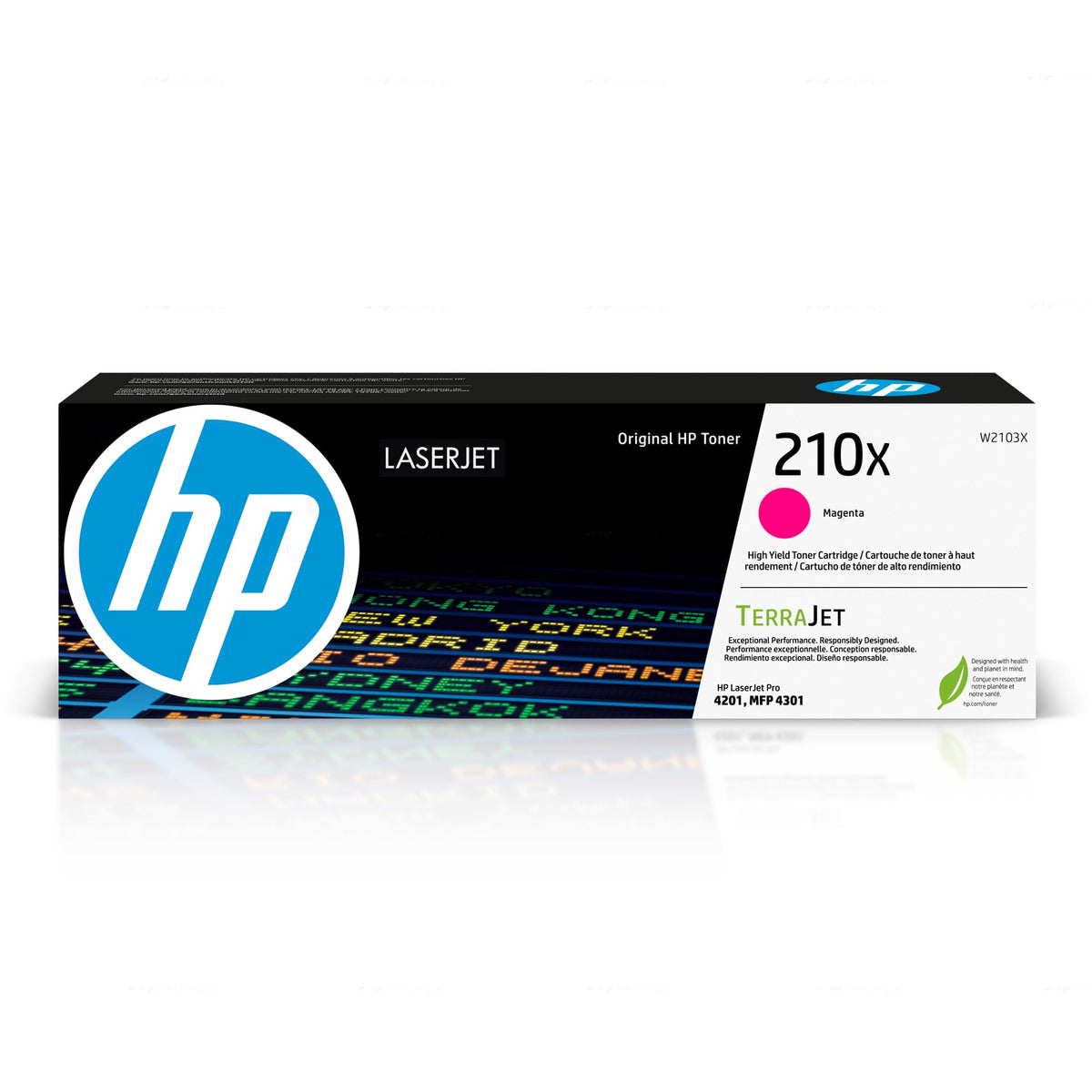HP 210X Magenta High-Yield Toner Cartridge (W2103X)