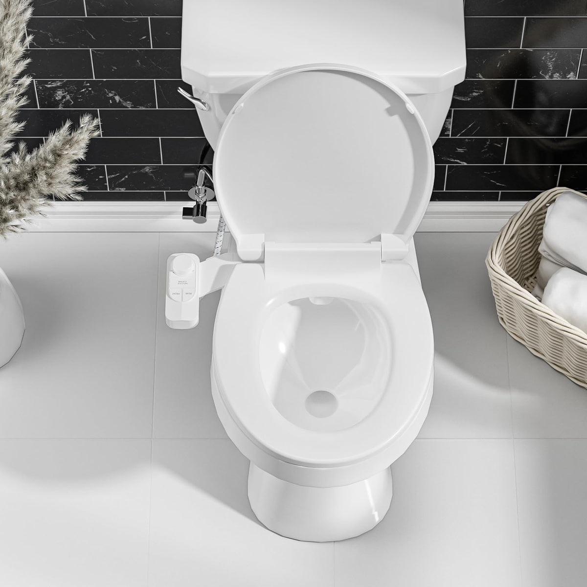 SAMODRA Non-Electric Bidet - Classic White view 6
