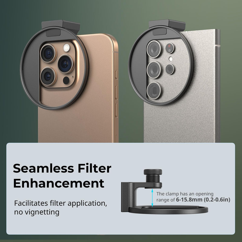 SmallRig Universal 67mm Threaded Filter Adapter for Phone Photography, Compatible with (additional view 1)