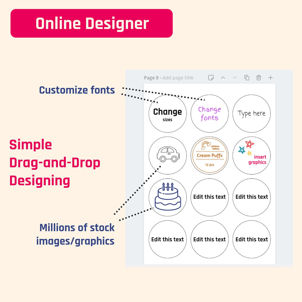 TownStix Printable Laser & Inkjet Labels - view 8
