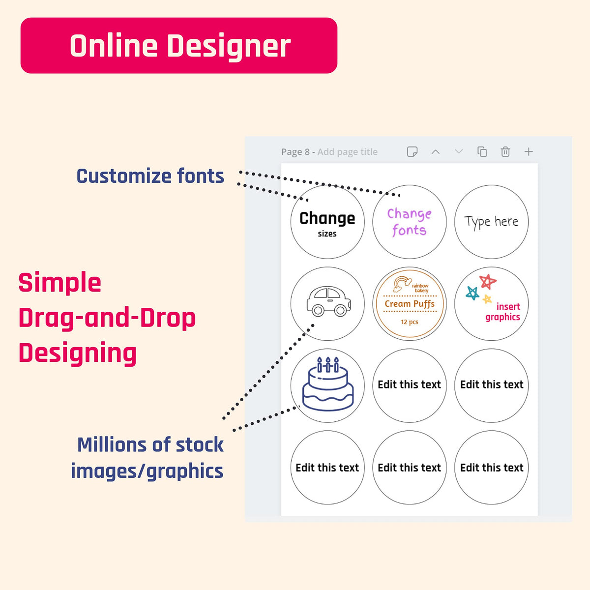 TownStix Printable Laser & Inkjet Labels - view 8