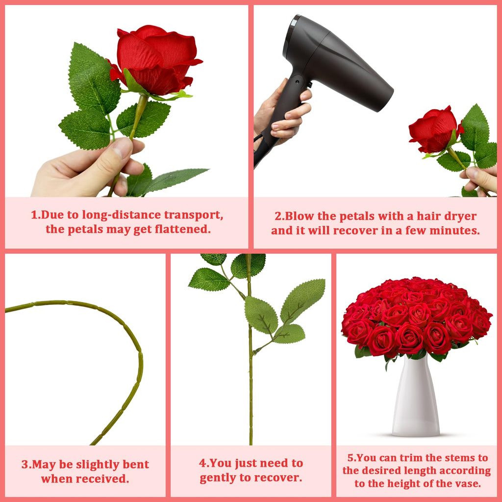 Wondrus Artificial Roses - view 17