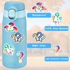 GEEHUA 120pcs Question Mark Stickers, Question Mark Waterproof Self Adhesive Vinyl Stickers for Question Marks Decal (Pack of 120)