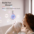 HEYSONG Waterproof Shower Bluetooth Speaker - Pink view 1