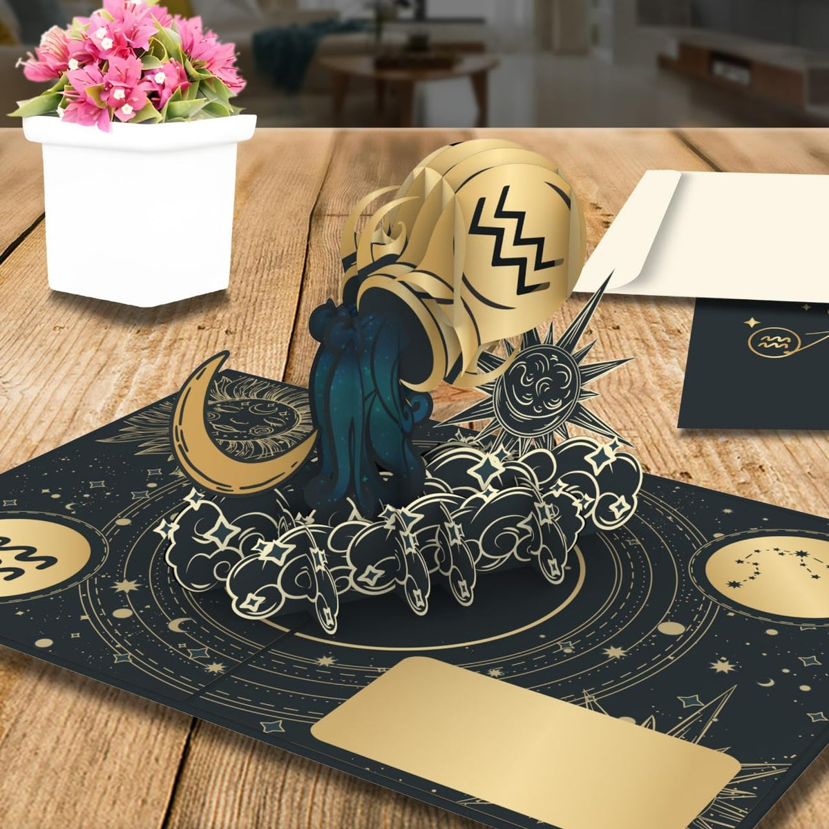 iGifts And Cards Zodiac Cards - Aquarius 1/20 - 2/18 view 5