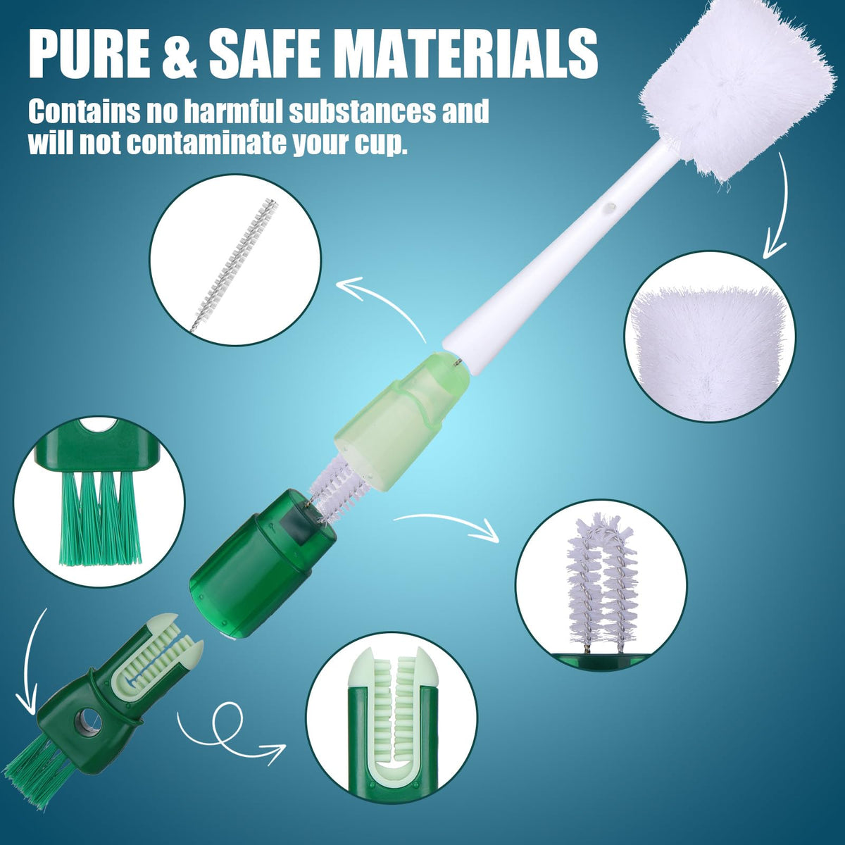5-in-1 Straw Cleaner Brush Fit for Owala FreeSip 24oz/32oz/40oz (additional view 4)