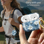 Compatible with AirPod PRO 3 2025 Shockproof Drop-Proof Wireless Earbuds Case with Keychain - Flowers 2 view 3