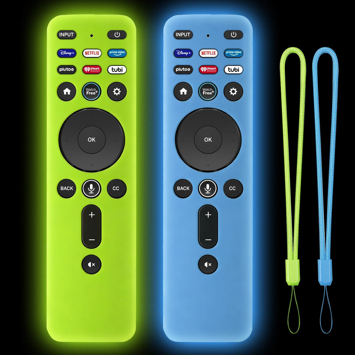 [2Pack] Climberer Cover for VIZIO XRT260,Smart TV Remote Control Replacement Glow in Dark