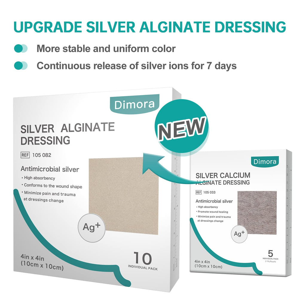 Dimora Alginate Wound Dressing -Silver-Infused Alginate