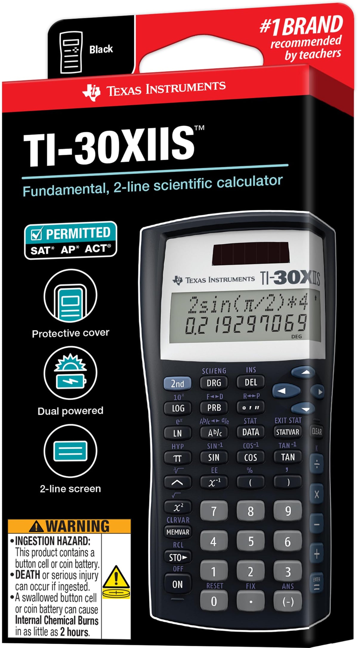 Texas Instruments TI-30XIIS Scientific Calculator