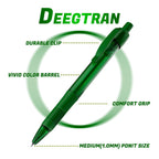 deegtran Ballpoint Pens 30 Pack - Green view 1
