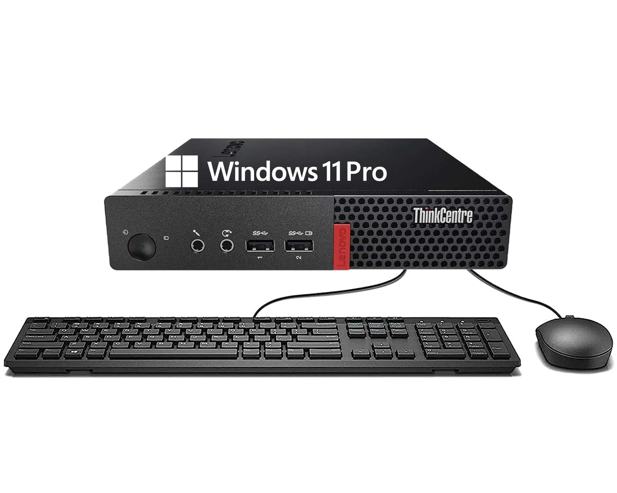 Lenovo ThinkCentre M710q Tiny Desktop, Core 6th Gen, 8GB DDR4 RAM, 256GB SSD