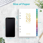 A5 Planner Inserts: 18 Months Oct 2026-Mar 2028 Weekly & Monthly Refills (additional view 5)