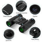 POLDR 8x21 Small Compact Binoculars for Adults, Travel Hiking Essentials (8x21-Black)