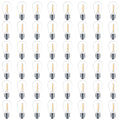 Meconard Pack S14 LED Outdoor String Light Replacement Bulbs, Warm White