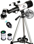 Gskyer Telescope, 70mm Aperture 400mm AZ Mount Astronomical Refracting Telescope for Kids Beginners - Travel Telescope