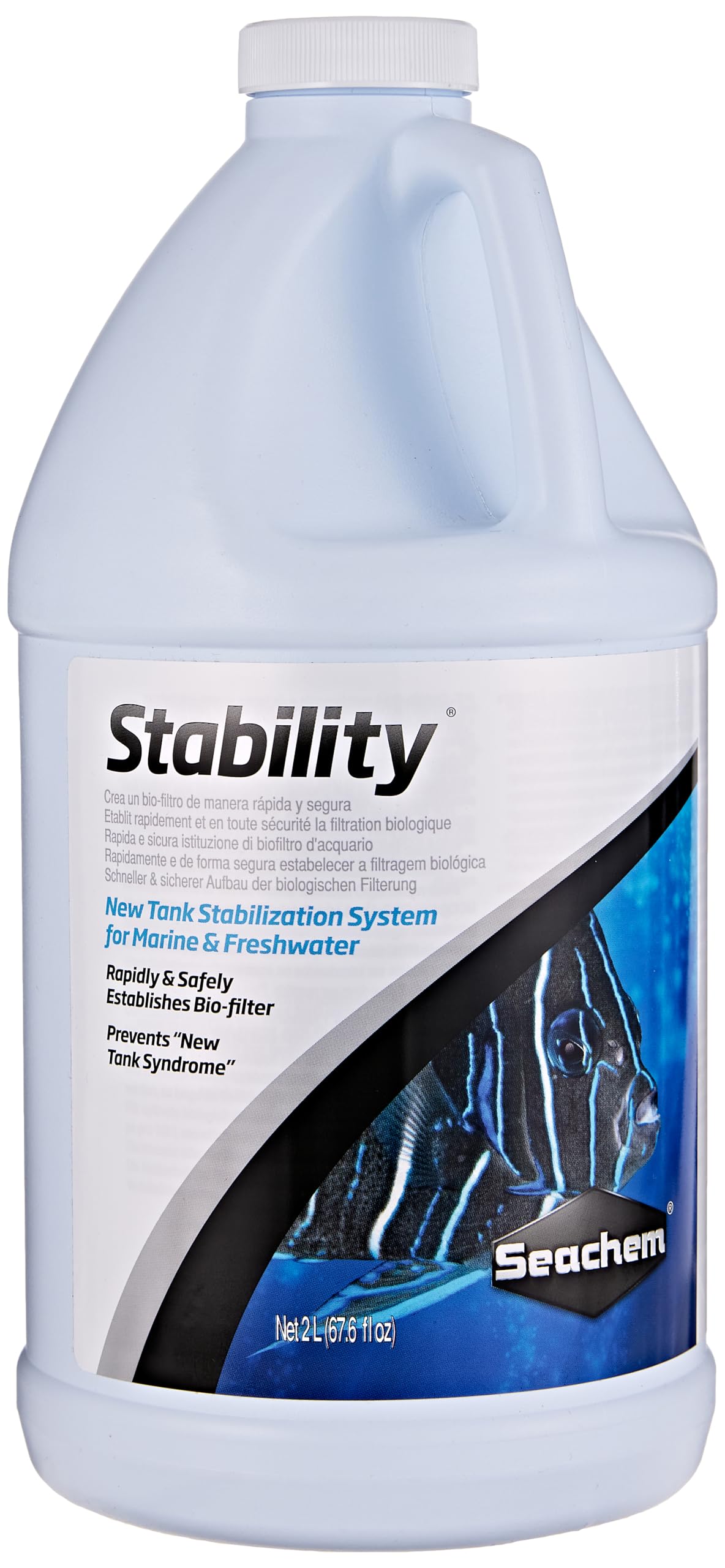 Seachem Stability Fish Tank Stabilizer - For Freshwater and Marine Aquariums 2L / 67.6 oz