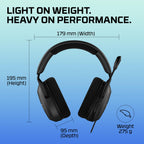 HyperX Cloud Stinger 2 Core – PC Gaming Headset, Lightweight Over-Ear Headset with mic (additional view 2)