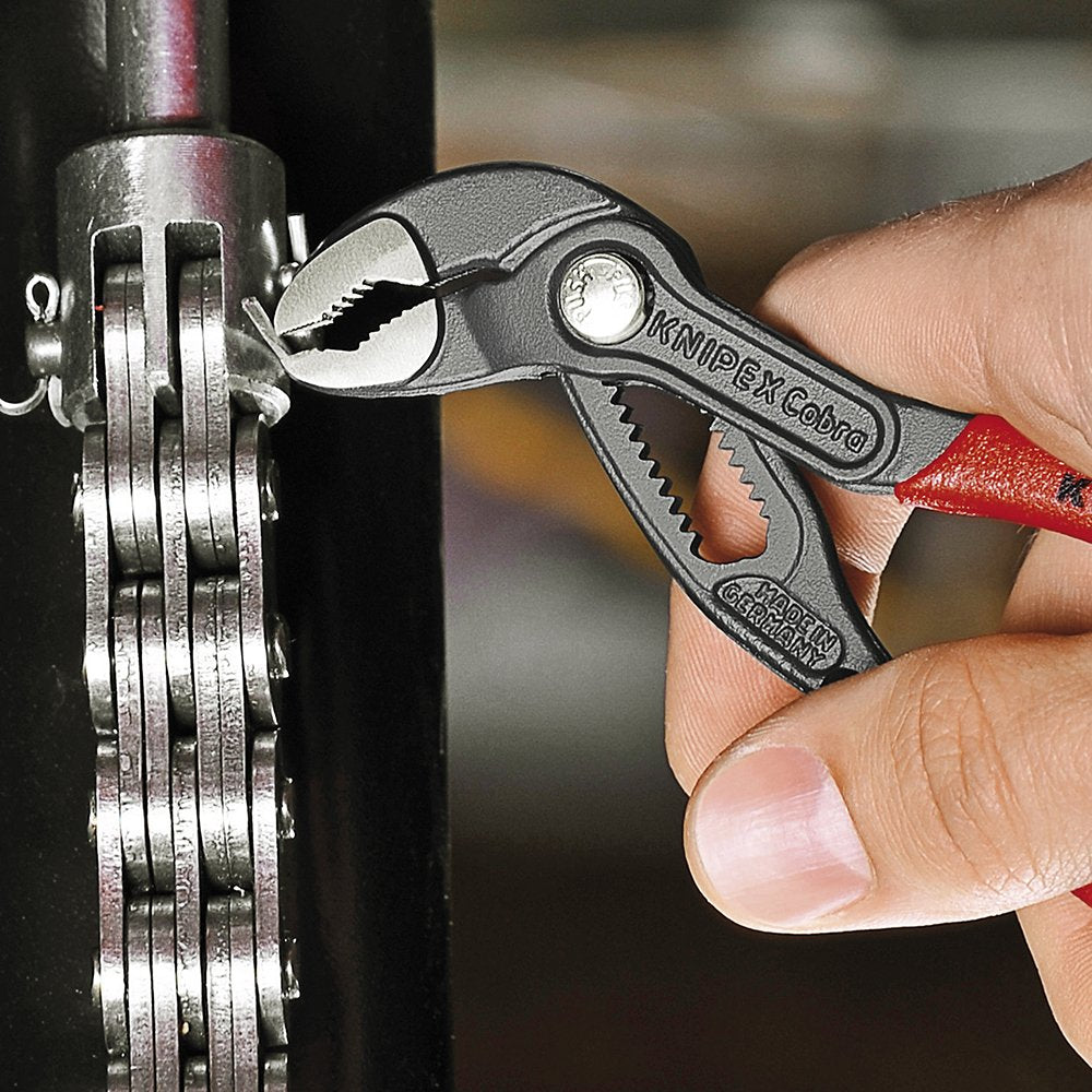 KNIPEX 87 01 125, 5 in. Cobra Water Pump Pliers, Capacity 1-1/16 in.