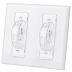 Bates Choice Bates- Light Switch Guard Cover, 6 Pack, Clear, Toggle Switch Cover, Light Switch Blocker (LSG6)