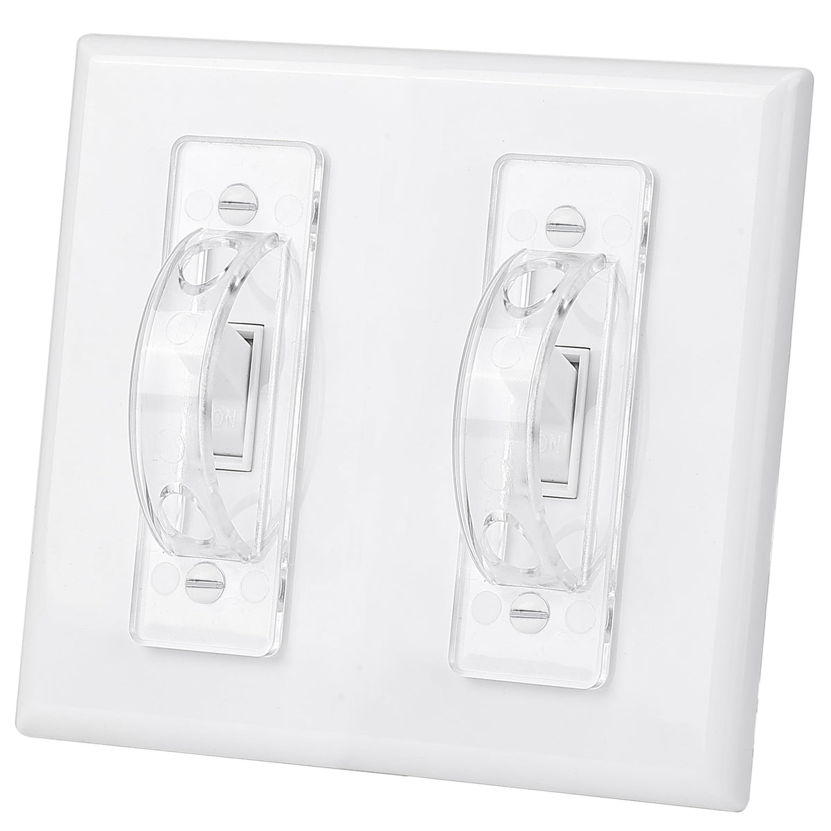 Bates Choice Bates- Light Switch Guard Cover, 6 Pack, Clear, Toggle Switch Cover, Light Switch Blocker (LSG6)