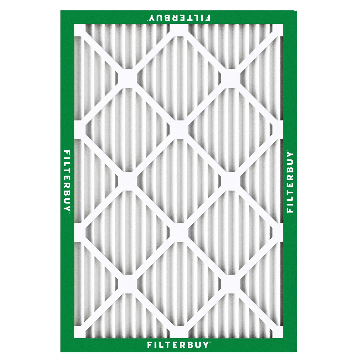 Filterbuy 18x22x1 Air Filter MERV 8 Dust & Allergy Defense (4-Pack) (FBA_AFB18x22x1M8pk4)