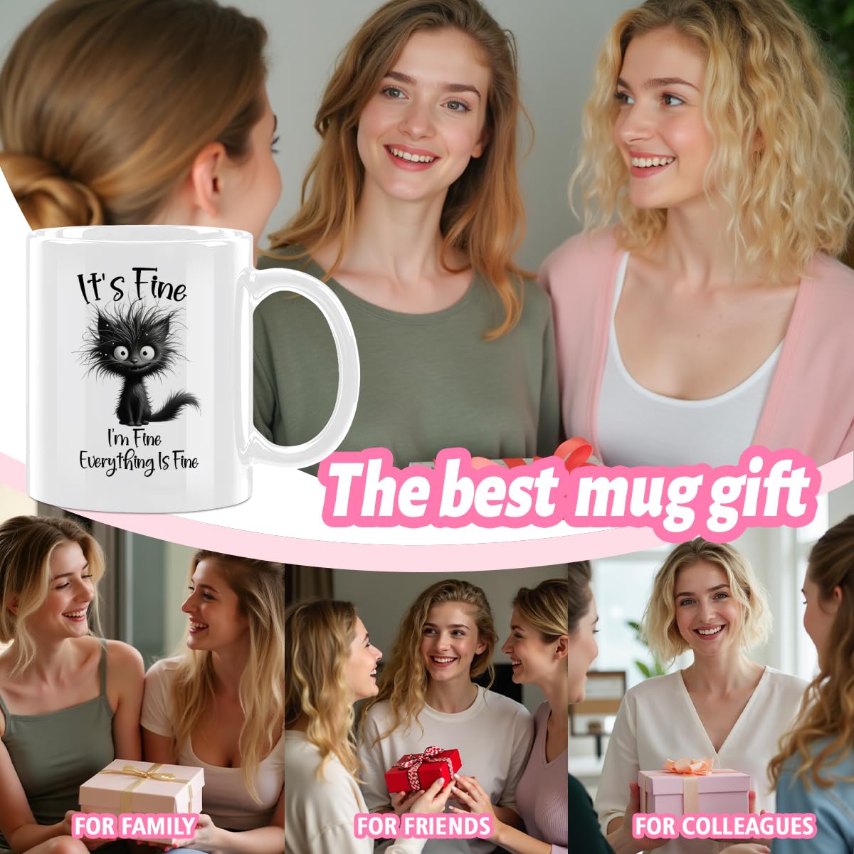 CFGBFDGH Inspirational Coffee Mug - White Fine view 5
