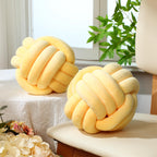 Namalu 2 Pcs Knot Pillow Decorative Throw Pillow - Light Yellow / 7.87 Inches view 3