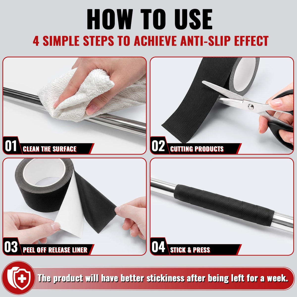 Xroam Rubber Grip Tape for Handles - view 18