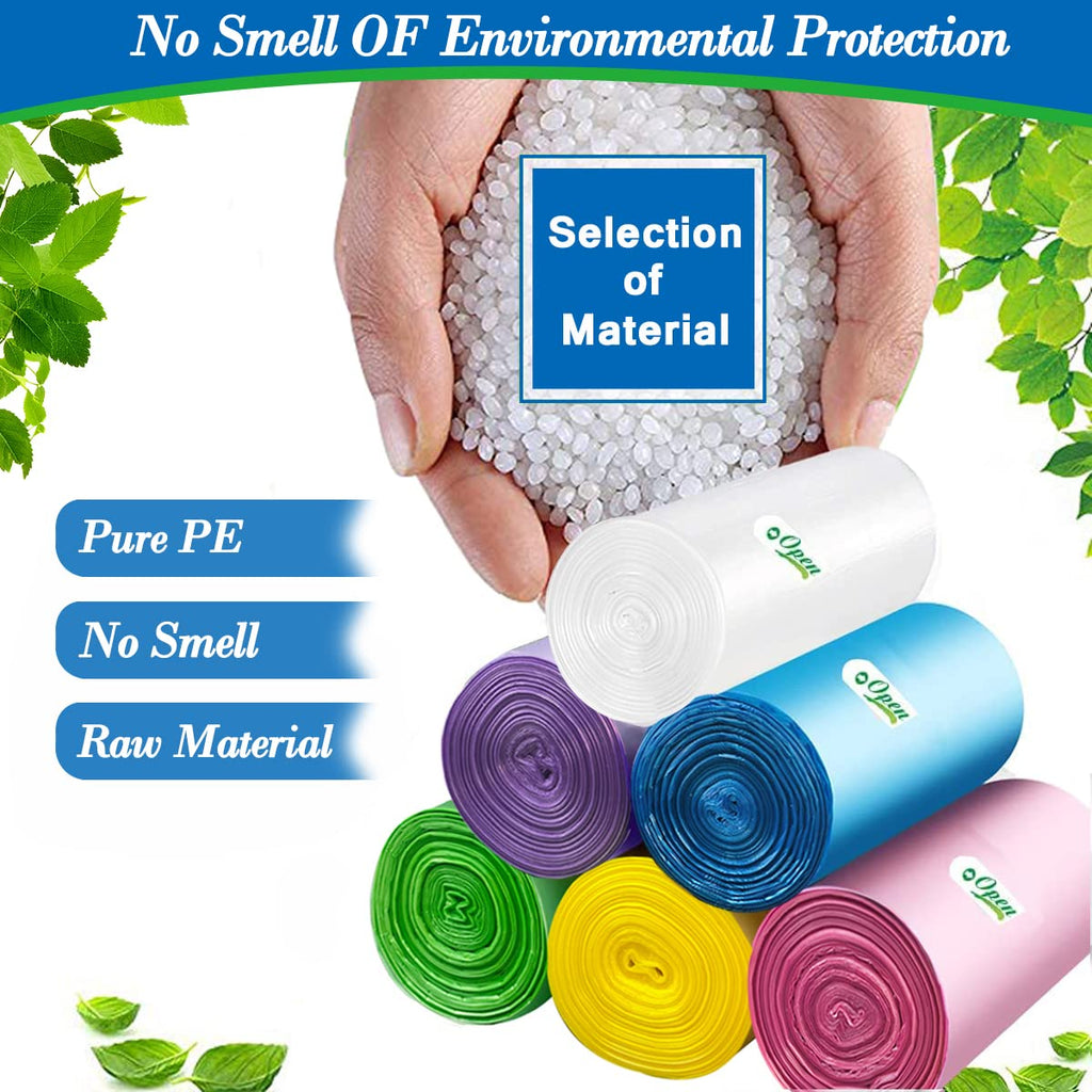4 Gallon Small Garbage Bags 250 Counts,Trash Bag Bin Liners, 12-15 Liters Bin Bags (additional view 5)
