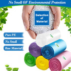 4 Gallon Small Garbage Bags 250 Counts,Trash Bag Bin Liners, 12-15 Liters Bin Bags (additional view 5)