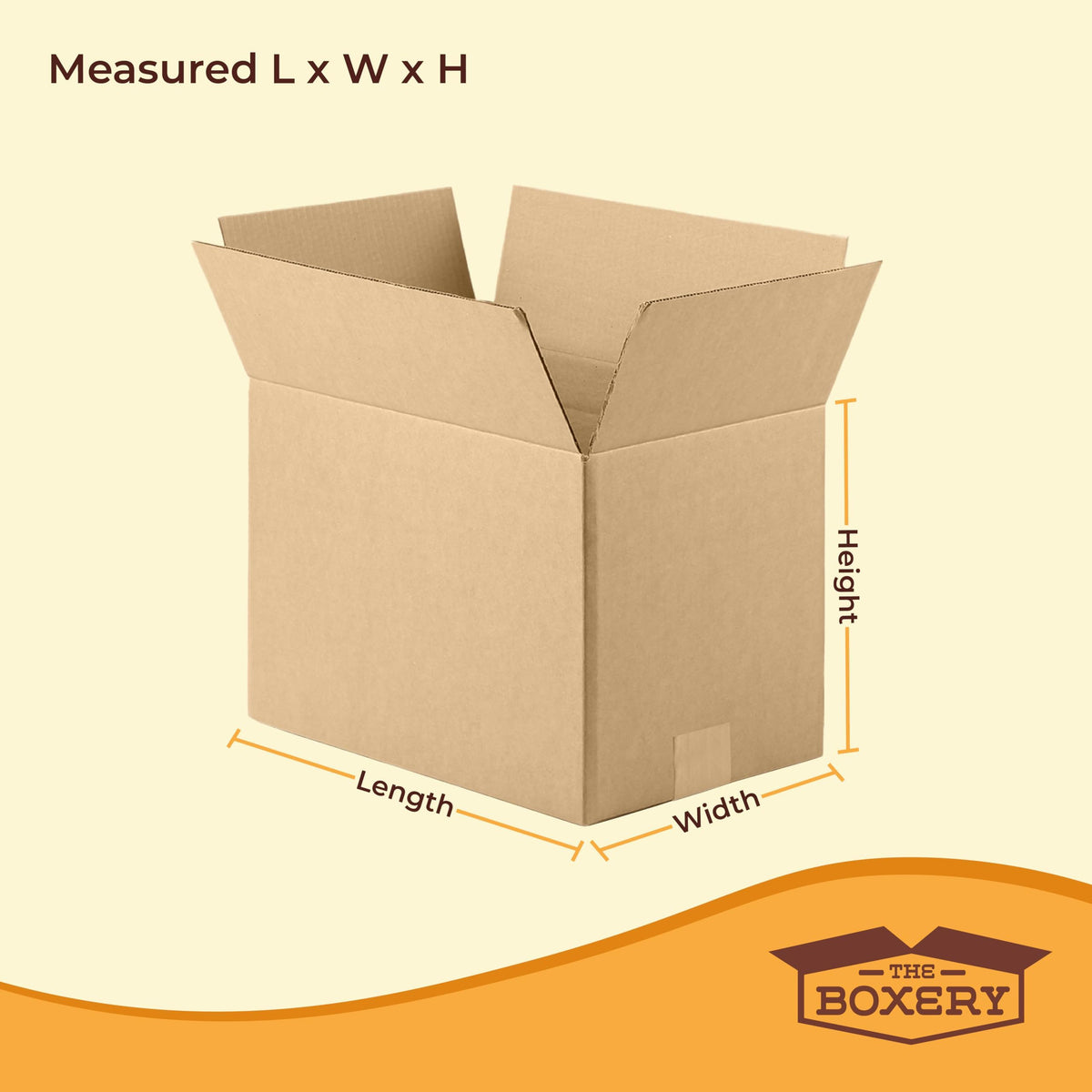 The Corrugated Cardboard Boxes 100-Pack