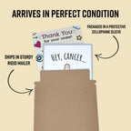 Funny Cancer Card, Hey Cancer Card, Cancer Support Card for Friend, Funny Card for Cancer (additional view 4)