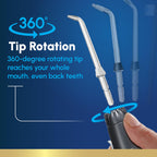 Waterpik Aquarius Countertop Water Flosser with 10 Settings, 7 Tips