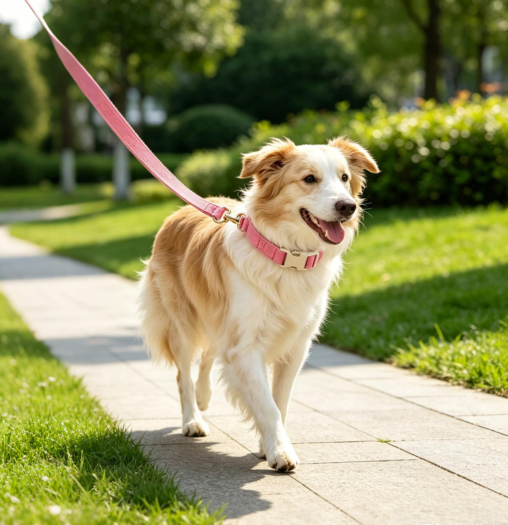 YUDOTE Corduroy Dog Collar and Leash Set - view 7