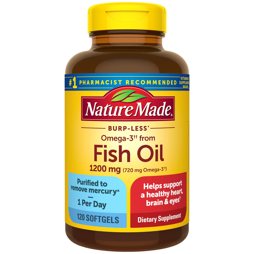 Nature Made Fish Oil Omega-3 1200mg Softgels