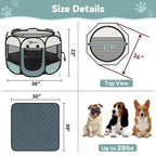 Siedihit Playpen Tent Crate Cage