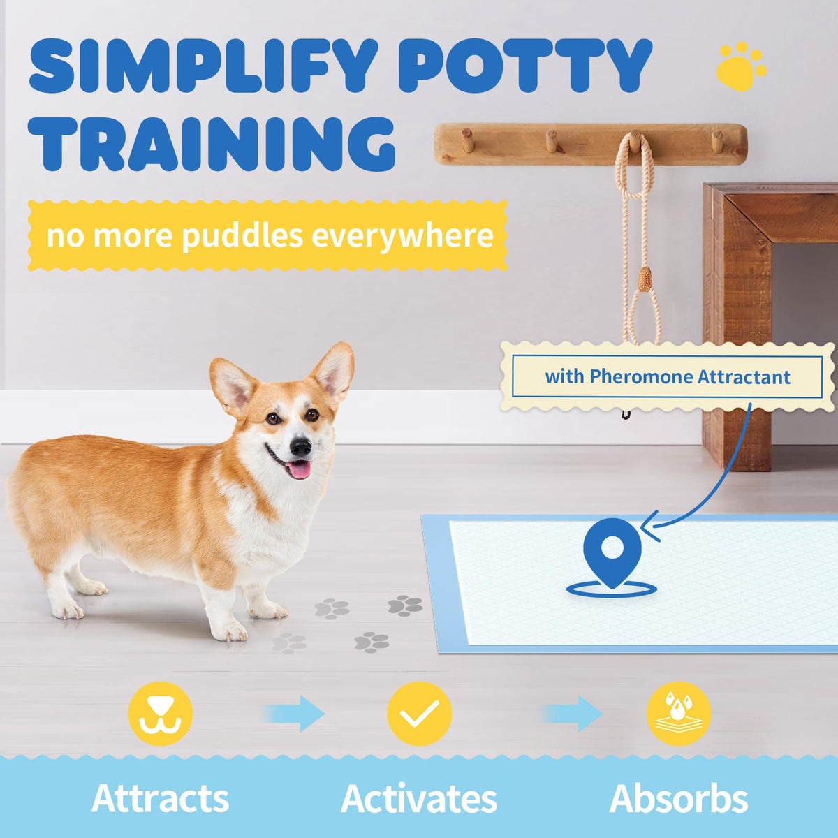 Powools Puppy Pads for Dogs
