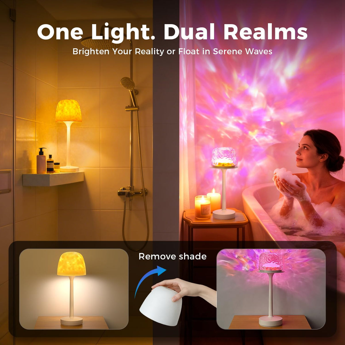 YJHAOTOU Waterproof Shower Lamp - view 2