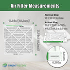 TRIGHTFILTERS 18x18x1 Air Filter 4 Pack, MERV 8