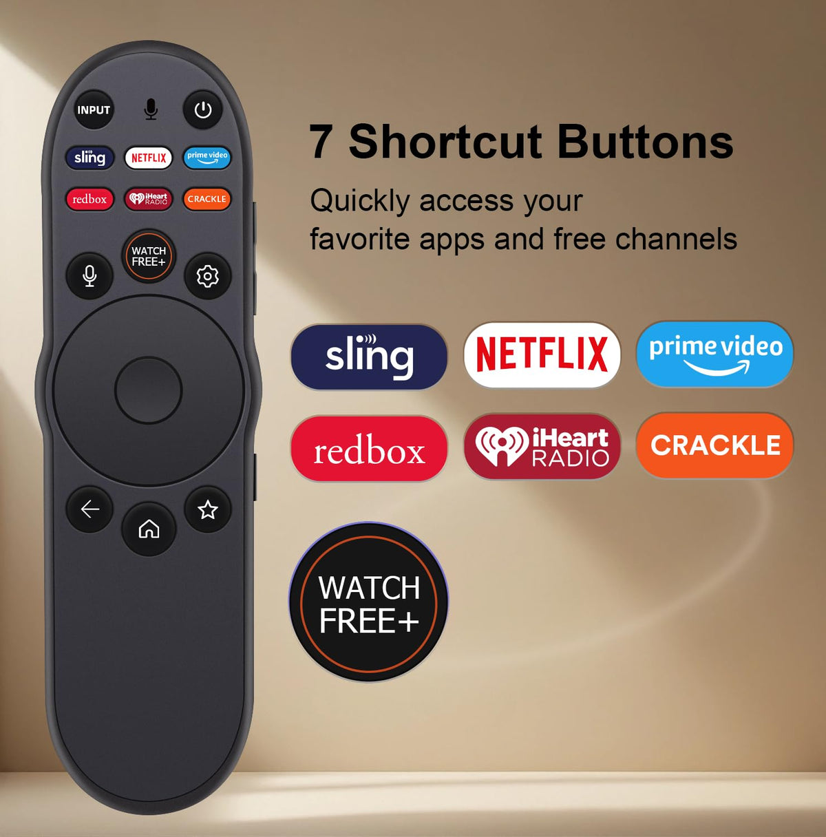 vtinvan for vizio Smart TV Remote Control Replacement