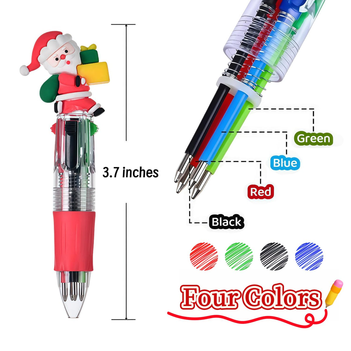 Oneshow Multicolor Pens - Christmas-50PCS view 1