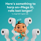 Angel Soft Toilet Paper, 6 Mega XL Rolls = 36 Regular Rolls, Soft and Strong Toilet Tissue (additional view 2)