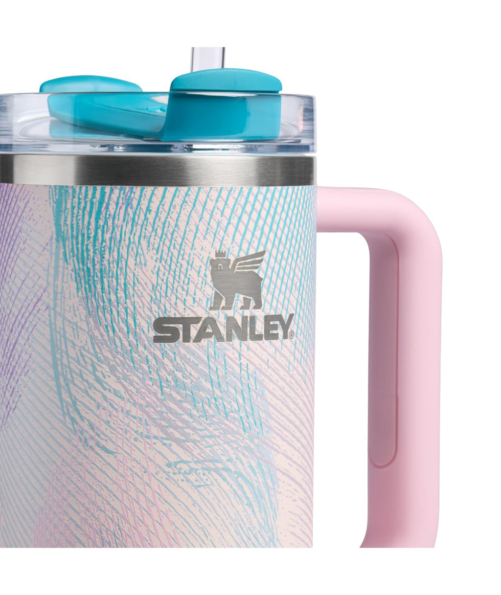 STANLEY Quencher H2.0 Flow State Tumbler, 30 oz, Sea Glass Plume