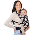 Ergonomic Hip-Healthy Baby Carrier, Front and Back Carry, 7-35 lbs - Black Floral