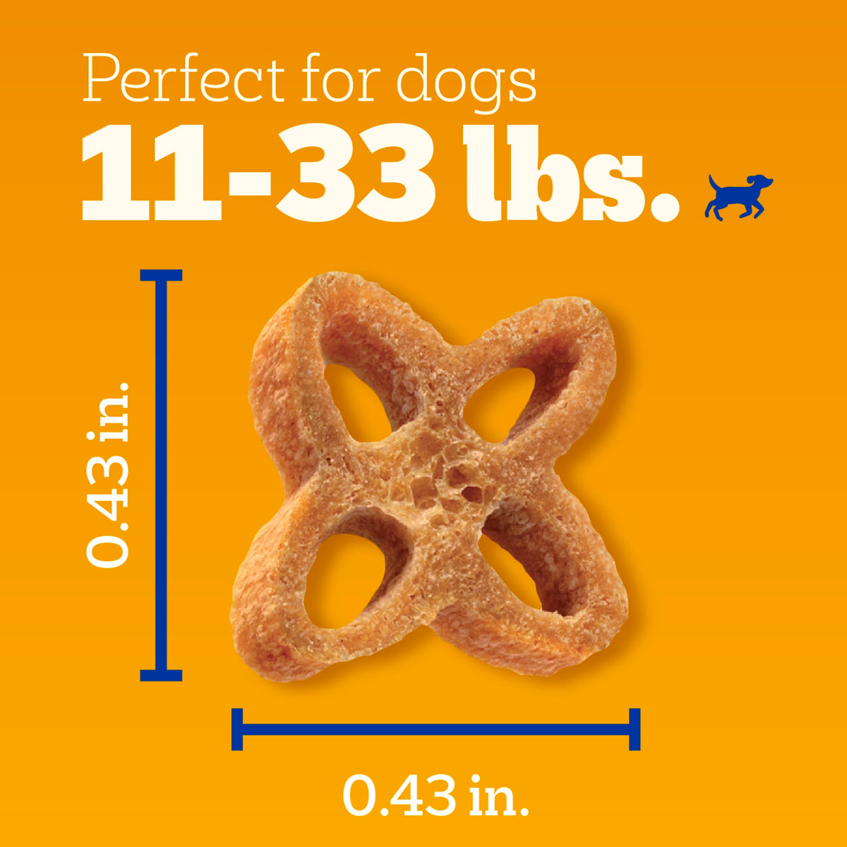 Pedigree Dentastix Chewy Chunx Small Dental Dog Treats, Chicken, 13.5 oz (additional view 4)