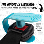 UnbuckleMe Car Seat Buckle Release Tool - Aqua Blue view 3