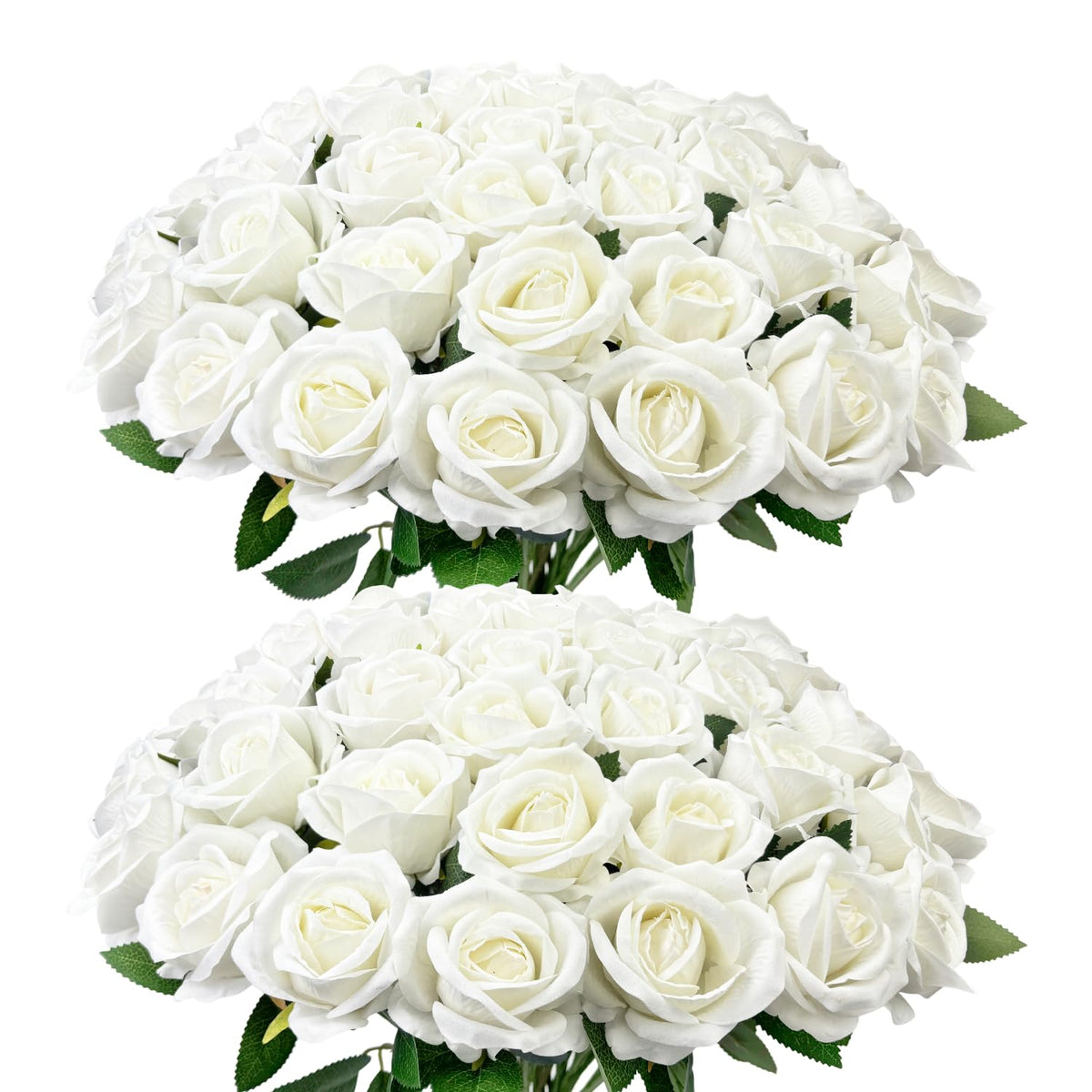 Wondrus Artificial Roses - White / 50